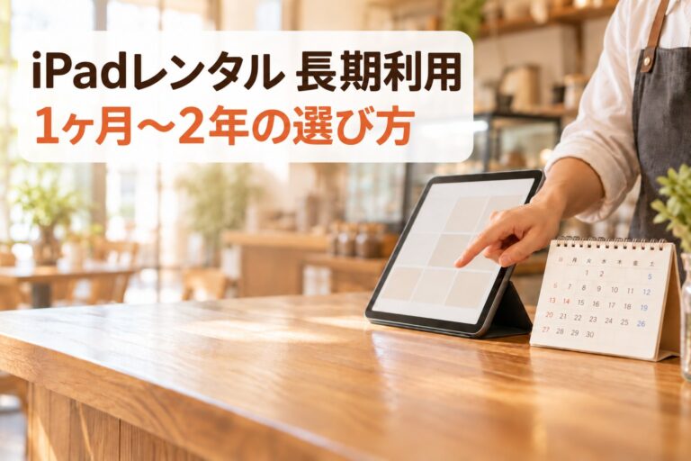 iPadレンタルの長期利用|1ヶ月〜2年の料金と選び方