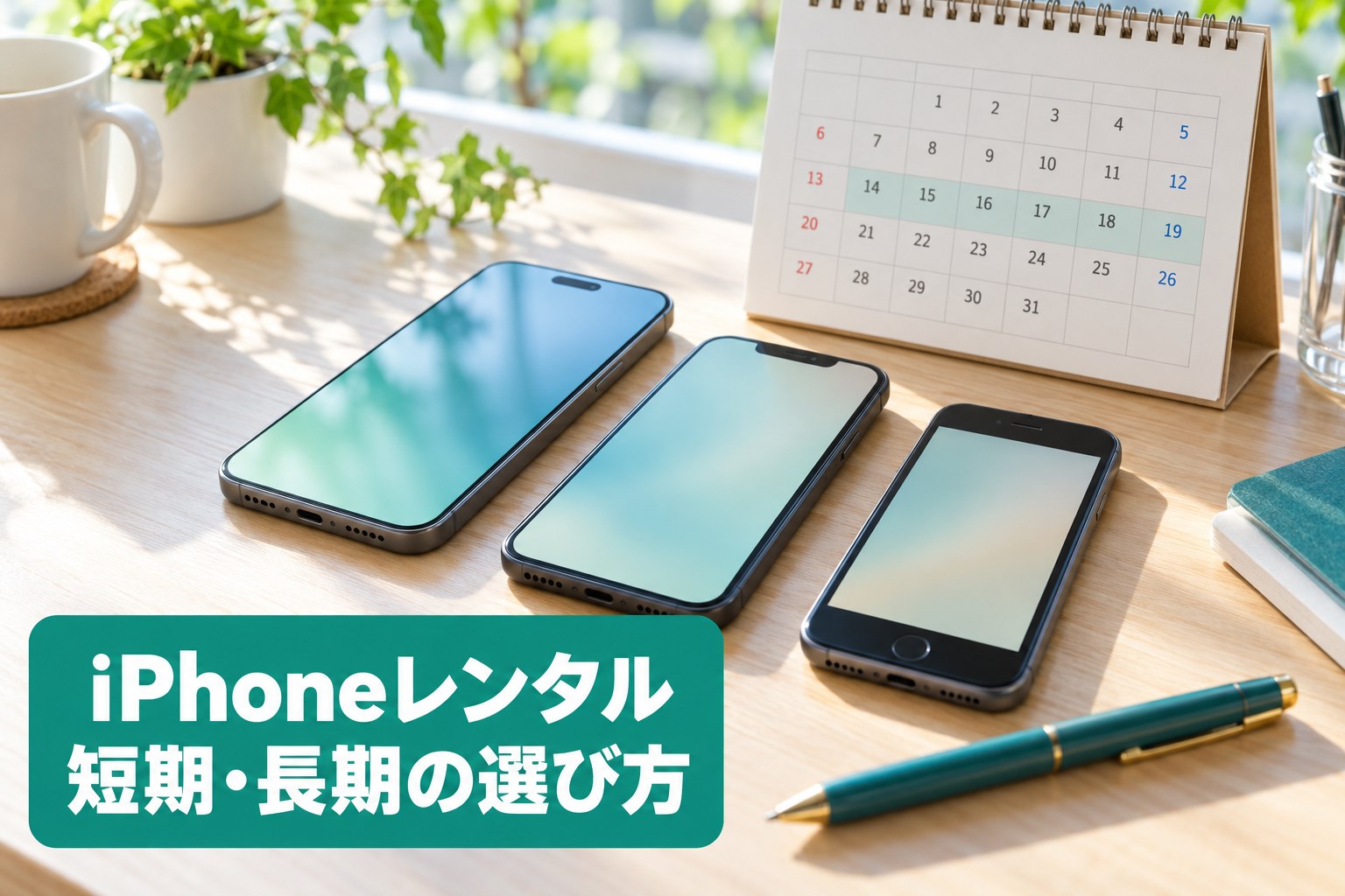iPhoneレンタルの短期・長期ガイド｜機種選びと期間別料金