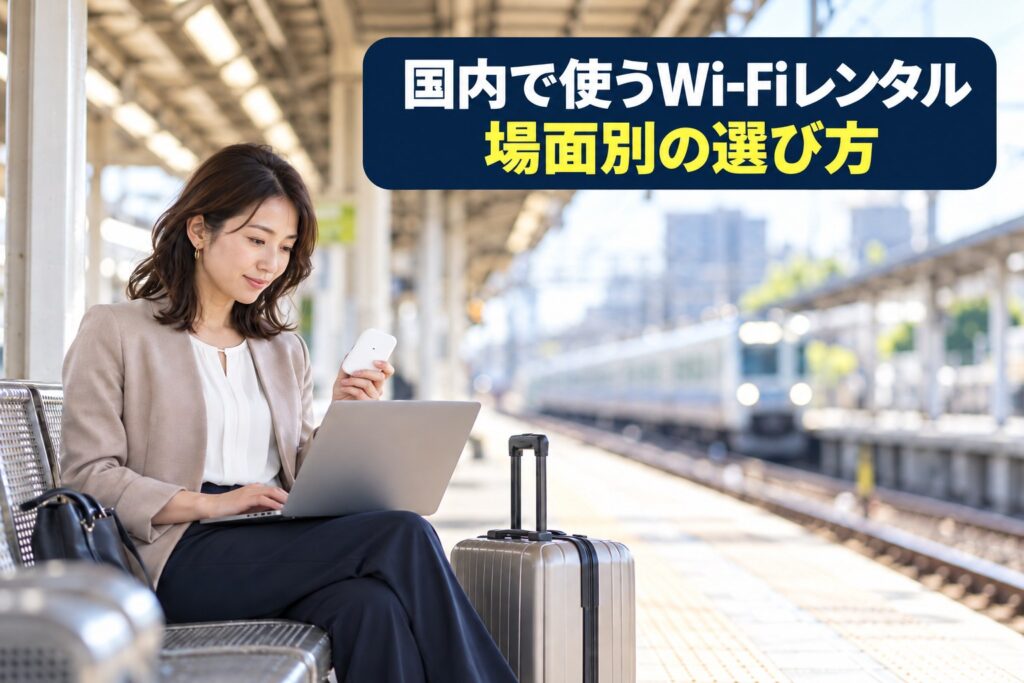 Wi-Fiレンタルを国内で使うなら？場面別の選び方ガイド